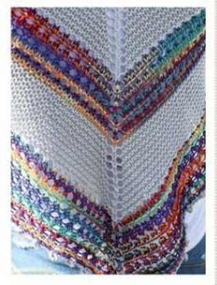 Cascade Rainbow Shawl