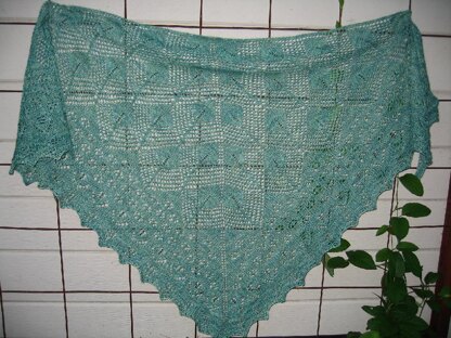 Garden Trellis, Shawl