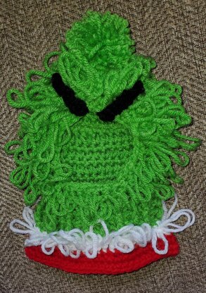 Grinch Inspired Dog Hood