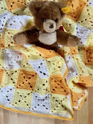 Granny Gingham Baby Blanket