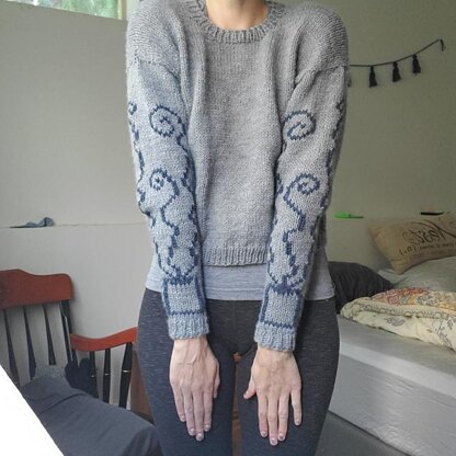 Steamy Sleeves Sweater