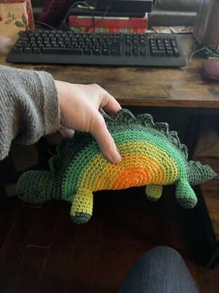 Horace The Stegosaurus Amigurumi Pattern