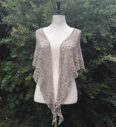 The Moon and the Sky Shawl