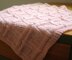 Easy woven knit & purl baby blanket