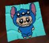 Stitch Labubu Blanket Monster Throw Blue Pink Cartoon Toddler C2C CROCHET PATTERN