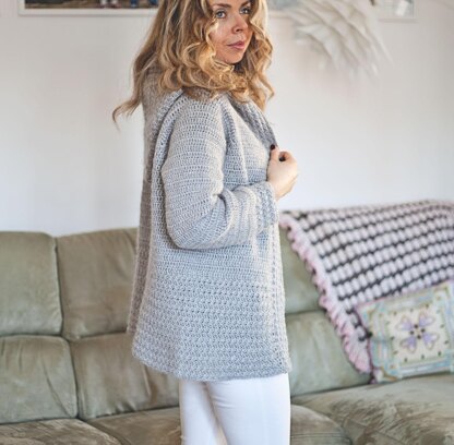 Mama Bear Hooded Cardigan