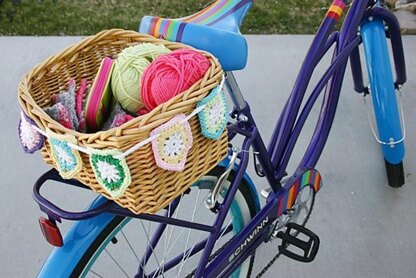 Bike Basket Bunting