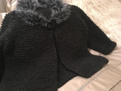 Fur collar jacket