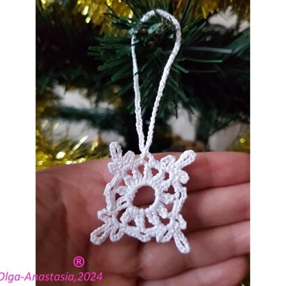 Crochet snowflake 93