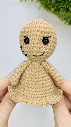 Amigurumi ghost easy crochet pattern, halloween decor