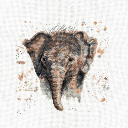 Creative World of Crafts Eliza The Elephant Cross Stitch Kit