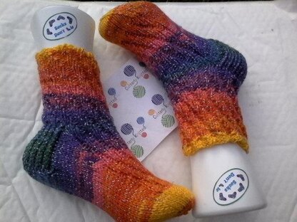 Sparkling Skelter DK Socks