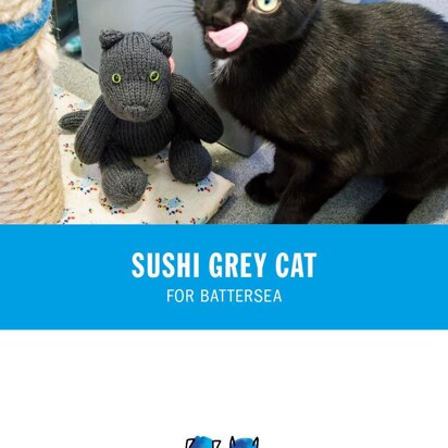 Sushi the Cat for Battersea - knitting pattern