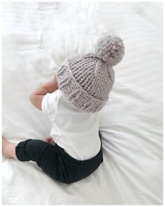 Tinsel Pompom Beanie