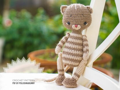 Crochet Pattern Amigurumi Little Kitty toy