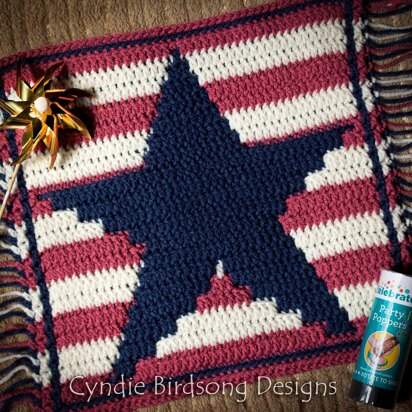 Holiday Overlay Mosaic Square: Celebration Star