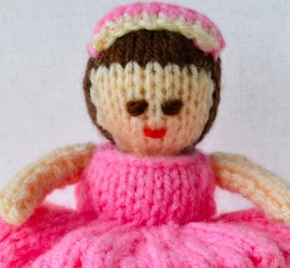 Charlotte the Ballerina Doll Knitting Pattern - Toy Knitting Pattern