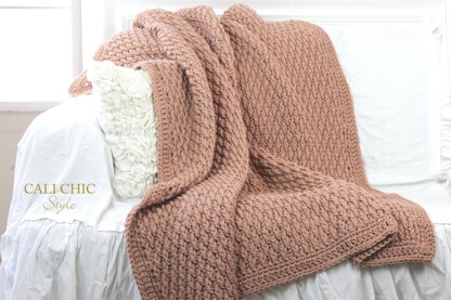 Geneva Crochet Throw Blanket #607