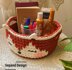 Recycled (t-shirt) yarn basket container-105