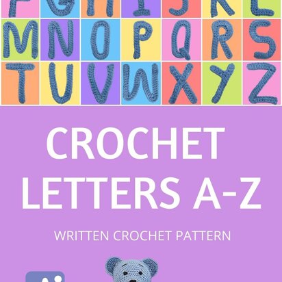 Crochet Letters A-Z Pattern