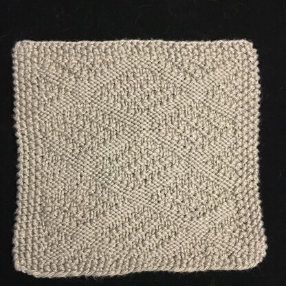 Dotted Diamonds Washcloth