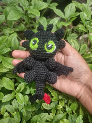 Toothless from How to train your Dragon Amigurumi