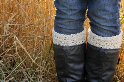 Star Stitch Boot Cuffs