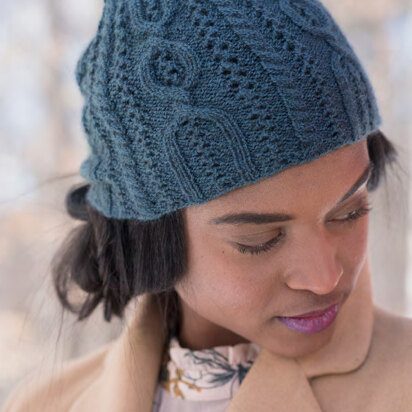 Marian Hat in Berroco Quechua - Downloadable PDF