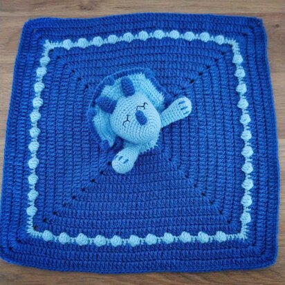 Triceratops Lovey Comfort Blanket