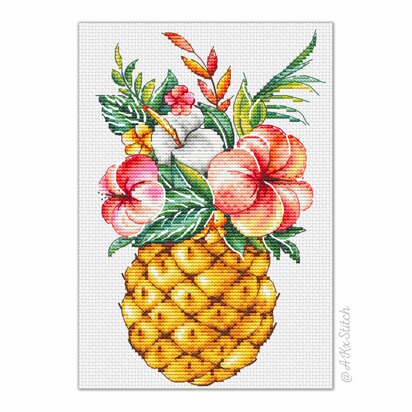 Pineapple 01 Cross Stitch PDF Pattern