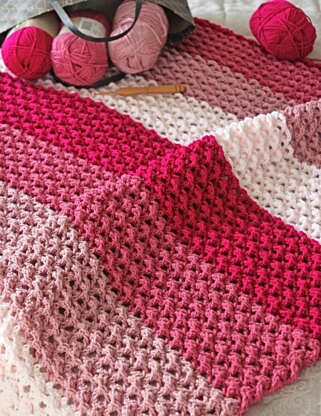 Coming Up Roses Afghan