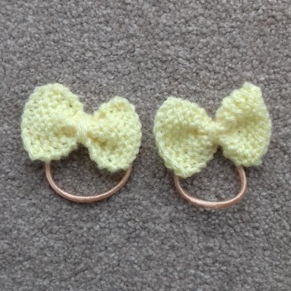 Lemon Ear Bows for Teddy