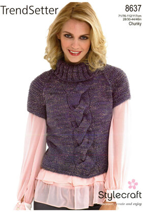 Cardigan in Stylecraft TrendSetter Chunky - 8637