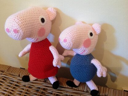 George from Peppa Pig plush amigurumi 