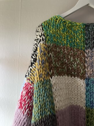Stashbuster Patchwork Cardigan #4