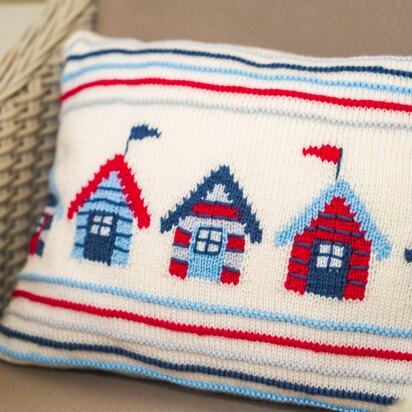 Beach Hut Cushion