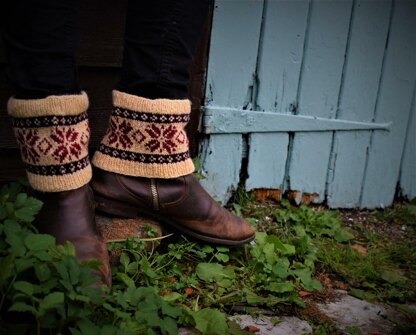 Snowflakes Boot Cuffs