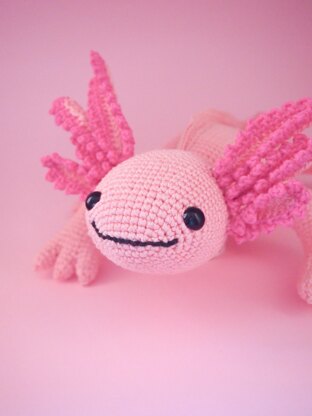 JULIO THE AXOLOTL - Crochet Pattern/amigurumi