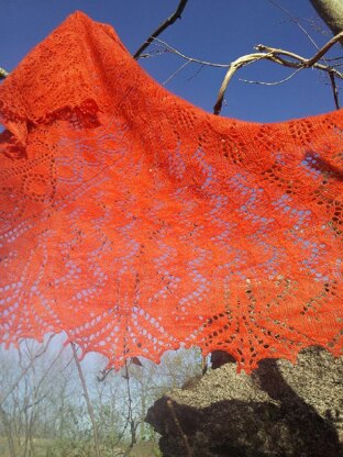 Carrot Cake Shawl