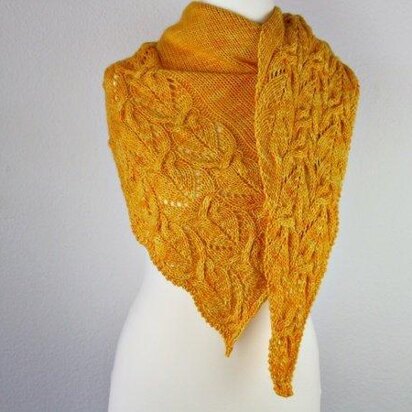 The Sunflowers shawl