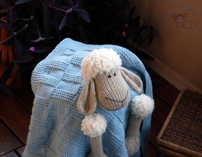 Baby Sheep Toy Blanket