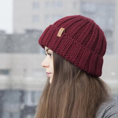 2x2 Ribbed Hat - classic fisherman beanie + VIDEO