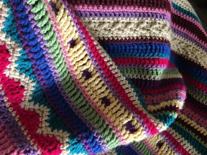 Southwest Rainbow Afghan