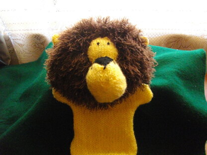 lion hand puppet
