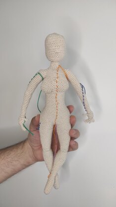 Rotating Head Doll Body Base