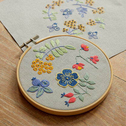 DMC Mindful Making The Forest Fruits Embroidery Kit