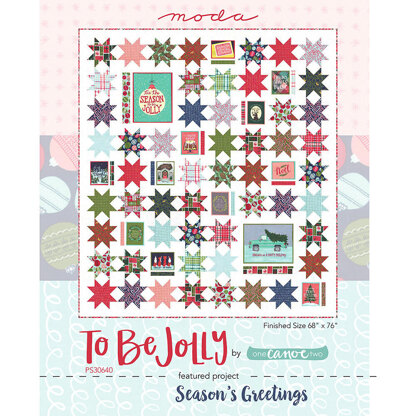 Moda Fabrics To Be Jolly Quilt - Downloadable PDF