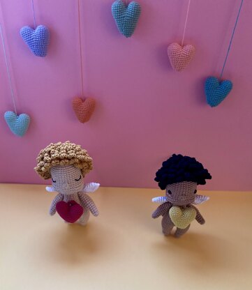 Valentine the little cupid Crochet Pattern/Amigurumi