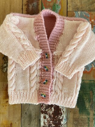 Baby v neck cardigan