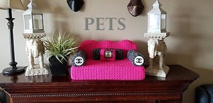 Easy crochet cat couch